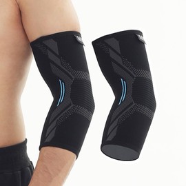 2x professional Ellenbogen Bandage. Bandage zur Schmerzlinderung von Tennis und Golferellenbogen. Sofortige Schmerzlinderung bei Sehnenentzündung und Arthritis. Bandage für Stützt Gelenk (M)
