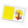 Mini Vatican Flag Embroidered Patch Vatican Flag National Emblem Iron