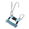 Spring Coiled Diving Hook Stainless Steel Double End Snap Clip