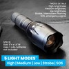TacLight 3 Pk Tactical Flashlights High Lumens 40x Brighter than