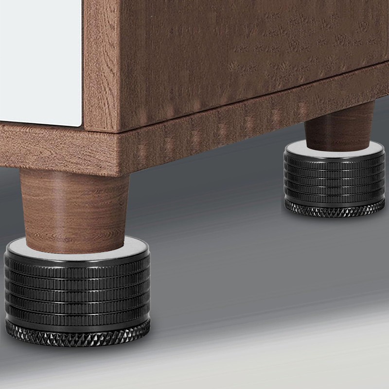 Generic Furniture Risers, 2 Pack Heavy Duty 0.9-1.46in Adjustable Bed