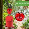 GlaRid Large Ant Moat for Hummingbird Feeders, 4 Pack Red