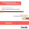 Anguila - Nylon-Einzelfaser-Kabeleinziehhilfe, 20 m, Durchmesser 4 mm, wechselbare Endstücke,