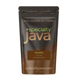 Paradise Blend: 12 oz Ground Coffee, Fresh Roasted Personally for You on Order & Shipped Direct, Complex Medium Dark Roast Blend, 100% Arabica Specialty Coffee, Read About Below