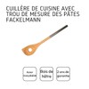 Fackelmann 30374 Beech Wood Risotto Spoon and Stainless Steel Handle,
