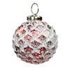 Decoline Glass Christmas Baubles Pack of 4 Pineapple Diameter 8