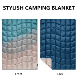 Marshmallow Dream Campingdecke, verstaubare bauschige Decken, leicht, winddicht, wasserdicht, für Outdoor, Wandern, Rucksackreisen, Strand, Auto, Picknick, Stadion