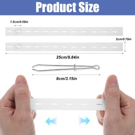 6 Pcs Waist Tightener for Pants Women Jeans Button Tightener Pants Adjuster Waist Tightener Jeans Waist Tightener Jean Button Waist Tightener Suitable Elastic Waist Extenders for Women Men Children