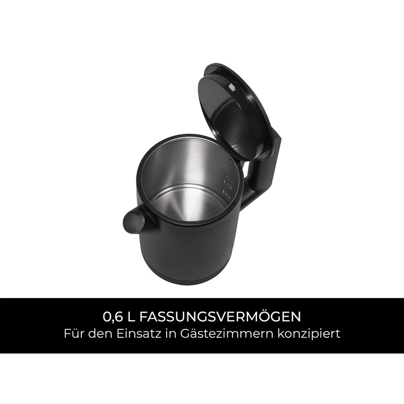 Corby Canterbury 0.6L Kettle in Black - EU Plug