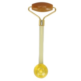 Face Massage Roller 2 in 1 Face Gua Sha Massager Jadestone Face Roller Eye Ice Massage Portable Self Care Tool for Home Use Type B