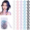 Drnytunk 50Pcs Star Hair Clips,Cute Hair Clips Star Clips Metal
