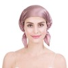 Emmet Ladies' Comfortable Silk Nightcap, Head wear, Sleeping Hat, Hair