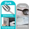 Stainless Steel Ice Scoop for Freezer with Magnetic Hook -