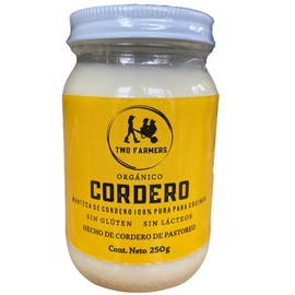 TWO FARMERS Manteca de Cordero 100% Pura Orgánica para cocinar y freir 250g