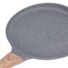 Flat Bottomed Pancake Pan Grey Aluminum Alloy Cooking Pan Non
