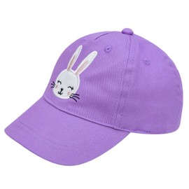 Foruhoo Baseball Cap for Boys Adjustable Cap for Children Girls 2-8 Years, Cotton: Purple
