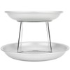American Metalcraft 2 Tier Seafood Tower Set with Small Aluminum
