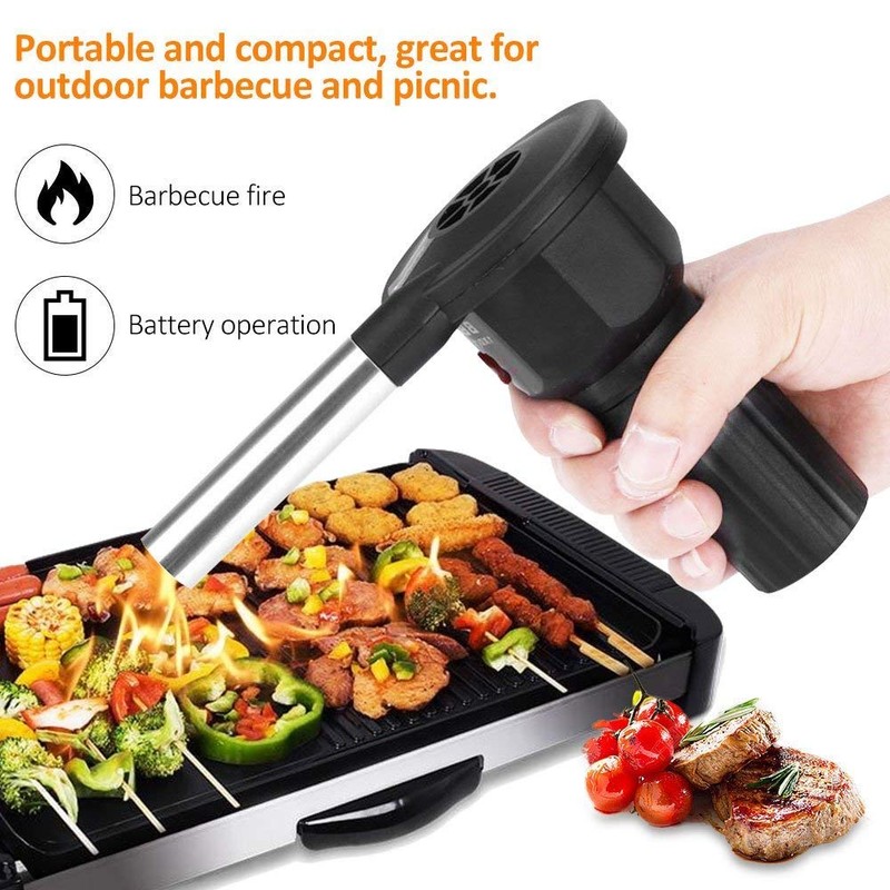 Blower Mighty Mini Low Noise Powered BBQ Fan Air Blower