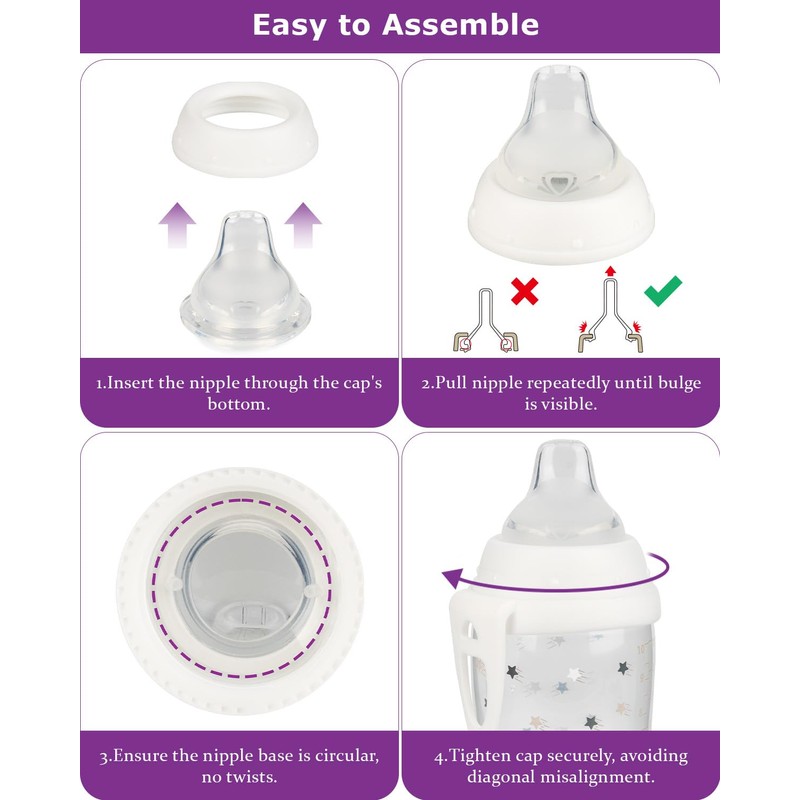 Sippy Cup Nipples for NUK Active Sippy Cup and Learner