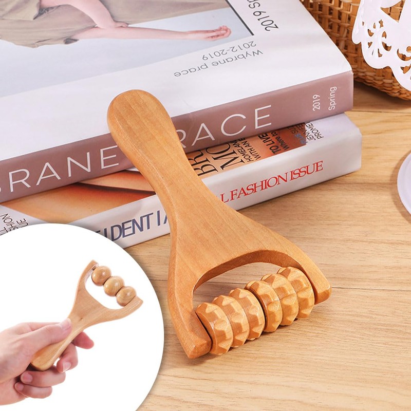 BZKSER Massage Roller – Pack of 2 Massage Roller, Wooden