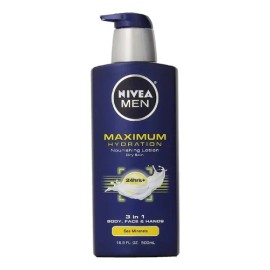 Loción Corporal Nivea Men Maximum Hydratation Botella 500