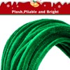 G2PLUS 200PCS Scovolini Ciniglia Rosso e Verde,Scovolini per Lavoretti