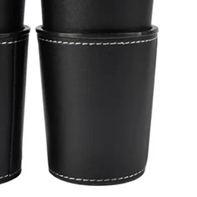 5Pcs PU Leather Dice Cup Set with 20 Dot Dices