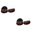 FOMIYES 2sets Professional Makeup Brush Blush Brush Set Portable Horsehair