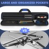 PEKREWS Pool Cue Case 2x2, Pool Stick Case Holds 2