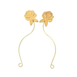 4pcs Flake Eyelash Display Stand Grafting Eyelash Fitting Device Eyelash Display Stand Eyelash Pattern Display Strip Magnetic Display Board Eyelash Shop Fitting Strip (2 Quatrefoil + 2*Rose)