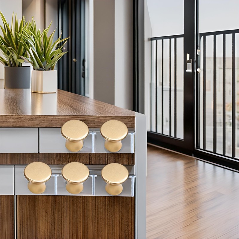 4pcs Pulls Drawer Knobs Cabinet Hardware Kitchen Vanity Bathroom Cabinet