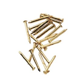 Dollhouse Miniature Brass Pointed Pin Nails 6mm by Houseworks
