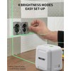 Firecore 82Ft Self Leveling Laser Level, Green Cross Line Laser
