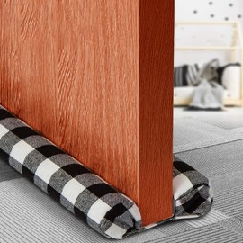Draft Door Stopper 36 Inches, Draft Guard for Interior Door, Heavy Duty Door Sweep, Sound Proof Reduce Noise Keeping Warm in and Cold Out, Thicker Door Draft