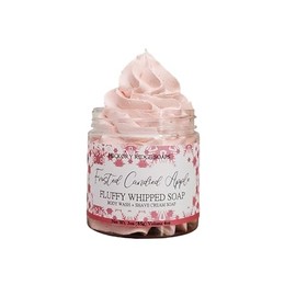 Frosted Candied Apple Whipped Soap | Whipped Apple Soap | Apple Body Wash | Apple Shave Cream Soap (Medium)