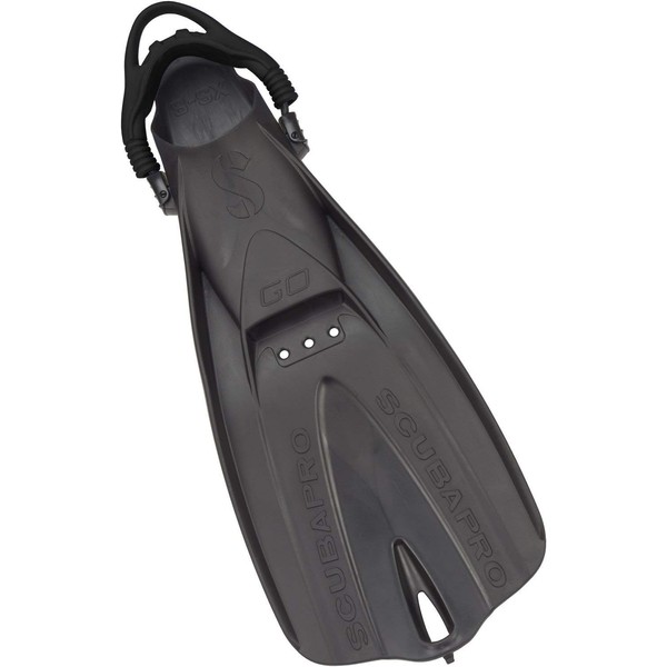 Scubapro Go Travel Diving and Snorkeling Fins (Extra Small/Small, Black)