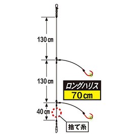 Gamakatsu Funane Fish Gomoku 2 Rigs FD120 16 - Harris 6. 43938-16-6-07