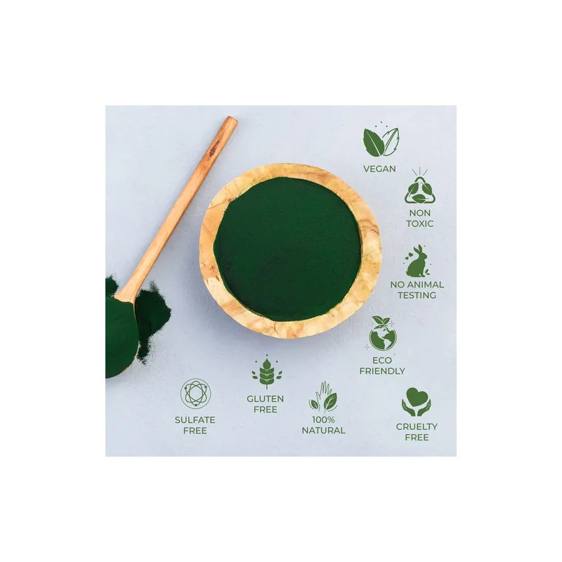Chlorella Orgánica Pura De Pared Celular Rota 250 Gramos