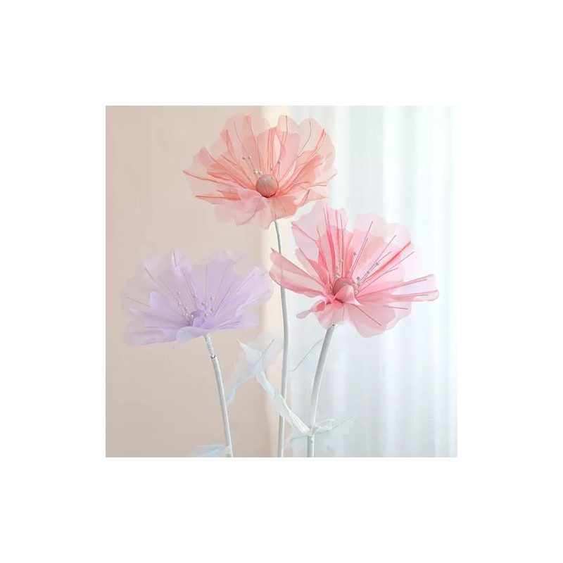 Generic Decoración De Fondo De Boda Con Flores Artificiales Gigantes