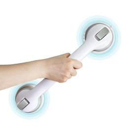 Shower Grab Bars, Suction Cup Grab Bar for Bathtubs Showers for Wall, Duty Shower Handle Removable, Bathroom Safety Grip