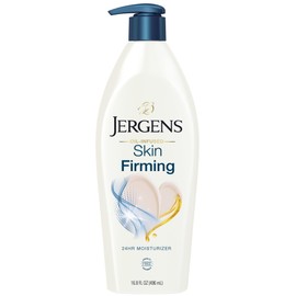 Jergens Jergens Skin Firming Body Lotion for Dry to Extra Dry Skin, Skin Tightening Cream with Collagen and Elastin, Dermatologist Tested, Hydralucence Blend Formula, 16.8 Oz