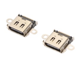 2 Pack Charging Port Replacement for Switch Lite, USB C Charging Port Charger Socket Connector Repalcement, for Switch Lite HDH‑001