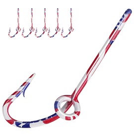 THKFISH Fishing Hook Hat, Set of 5 Pins for Fishing Hook Hat Clip, Gold Fishing Hooks for Hat, Tie Clips, Fishing Hook Set, Offset Hooks, Zander Hooks, Trout Hooks, Fishing Hooks Trout