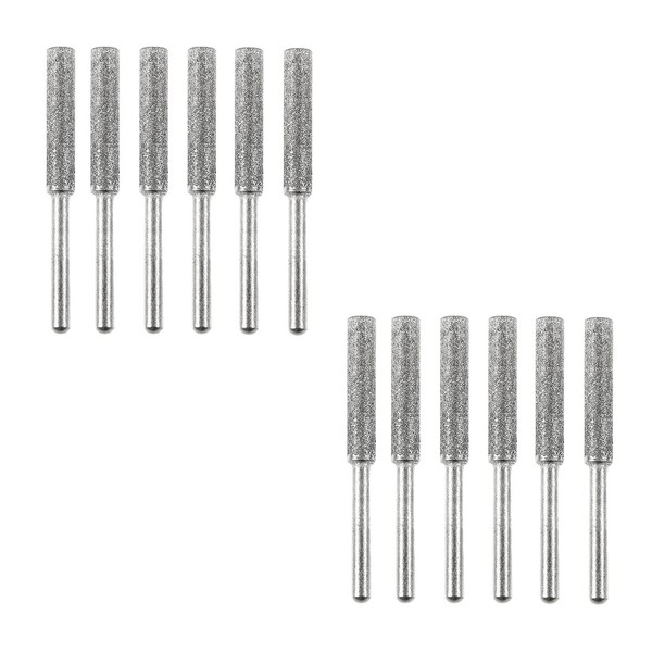 TopHomer 12PCS Diamond Chainsaw Bits Chainsaw Grinder Sharpening for Chainsaw