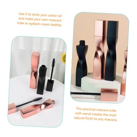 TOVINANNA 3sets Empty Mascara Tube Wand Travel Toiletry Bottle Brow Applicator Lightweight Leakproof Ideal for Travel 4pcs*3