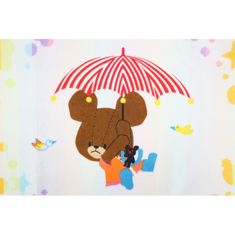 Marushin 4335005500 Bath Towel, Bear's School, 23.6 x 47.2 inches