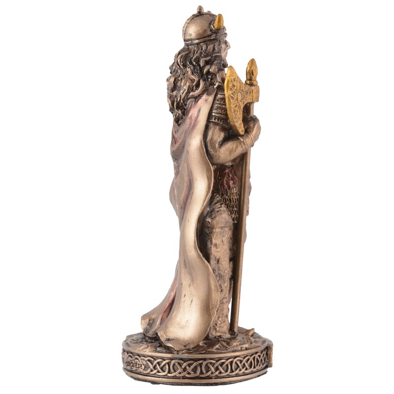 Miniature Figurine German God Loki Bronze Hand-Painted by Veronese