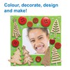 Baker Ross FE982 Christmas Tree Mini Wooden Shapes - Pack