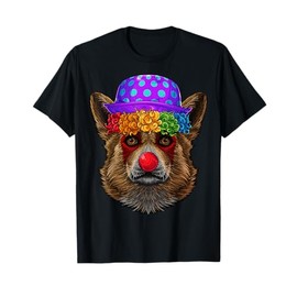Funny Clown Corgi Circus Carnival Costume Dog Theme Party T-Shirt for Men Women Kids