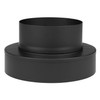 raik Coltherm SH30011501-sw Flue Pipe / Stove Pipe Transition 150